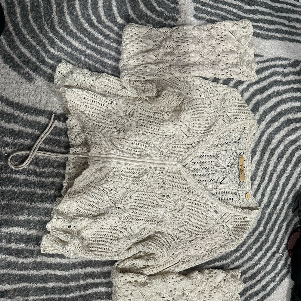 Shyanne Ivory Knit Sweater